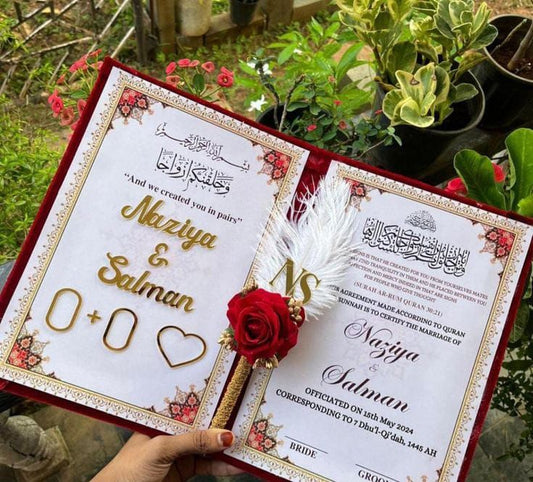 Beautiful and traditional design for Nikah ceremony - The Gift Seller