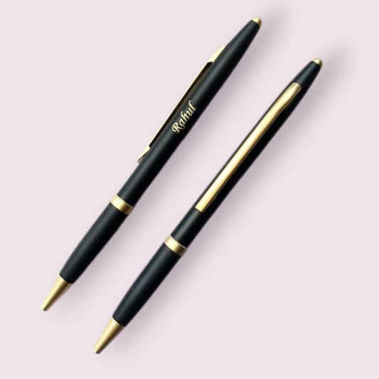 Black Slim Pen – Sleek Design, Smooth Writing 🖤 - The Gift Seller