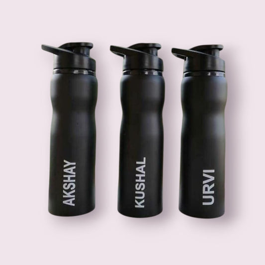 Custom Black Matte Bottles – Personalized Just for You - The Gift Seller