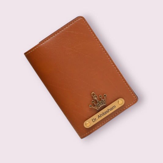 🌍 Custom Name Passport Cover – Travel in Style with a Royal Touch - The Gift Seller