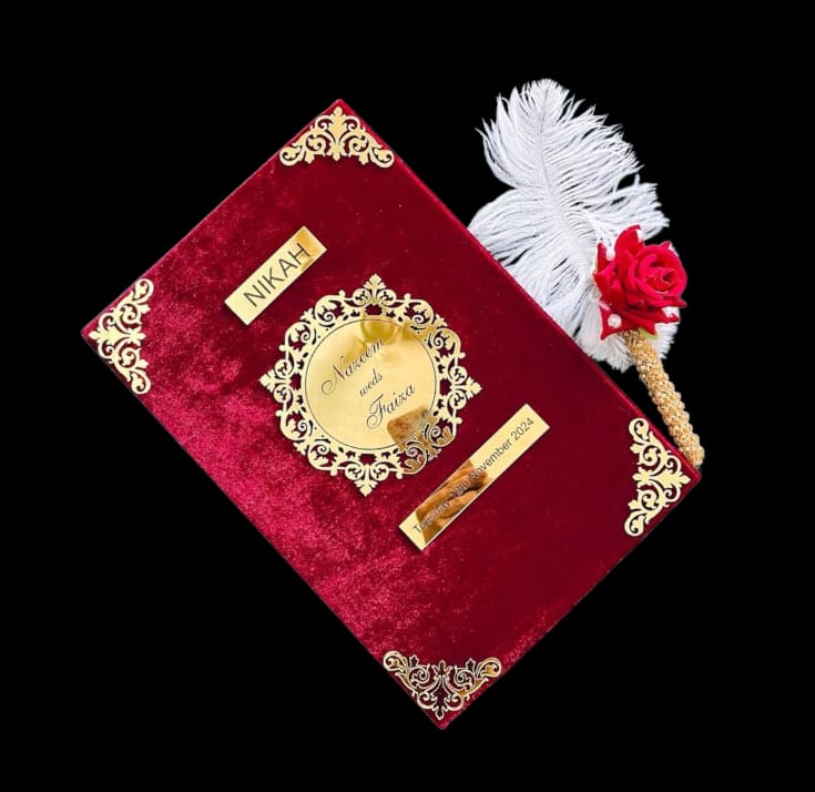 ✨ Elegant Nikahnama Pen & Book Set – A Timeless Keepsake for Your Special Day ✨ - The Gift Seller
