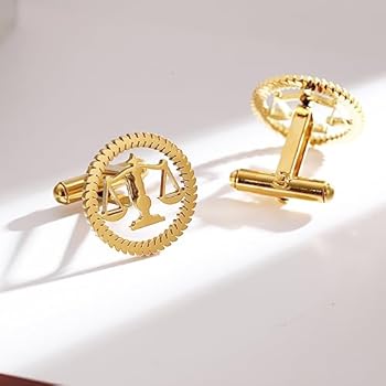 Gold Anchor Cufflinks - Nautical Maritime Design - The Gift Seller