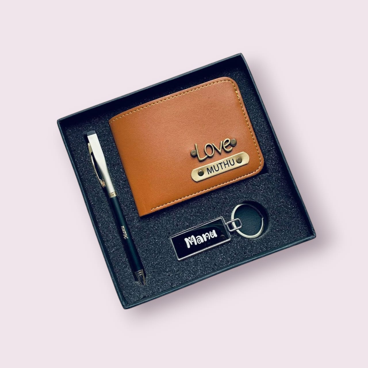 "Luxury Personalized Wallet & Pen Gift Set – Elegance with Your Name On It" - The Gift Seller