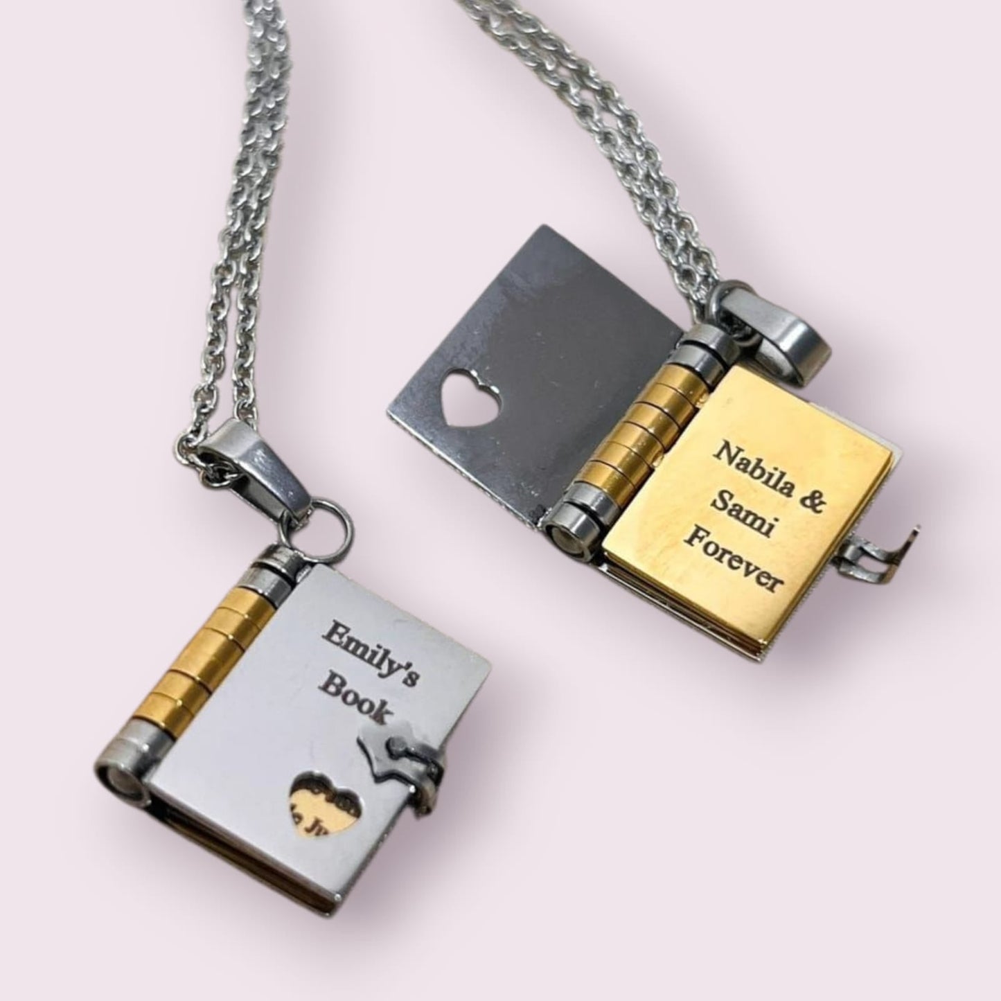 "Personalized Book Locket – Tell Your Love Story" - The Gift Seller