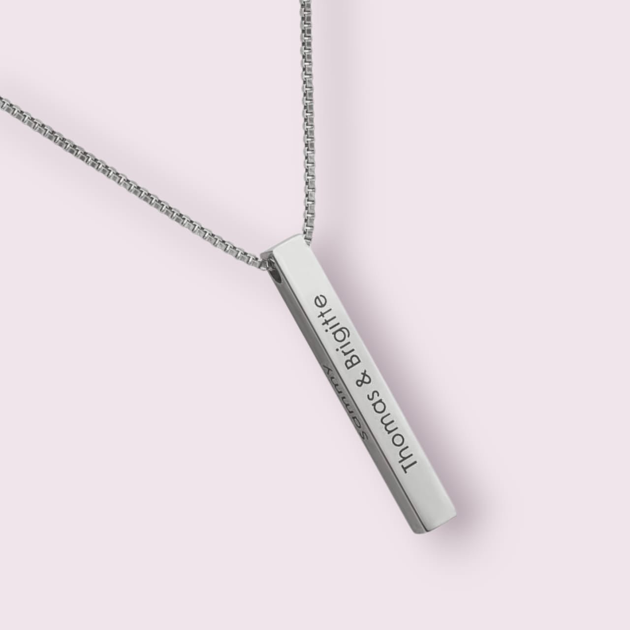 ✨ Personalized Name Bar Pendant – Elegant, Minimal & Meaningful - The Gift Seller