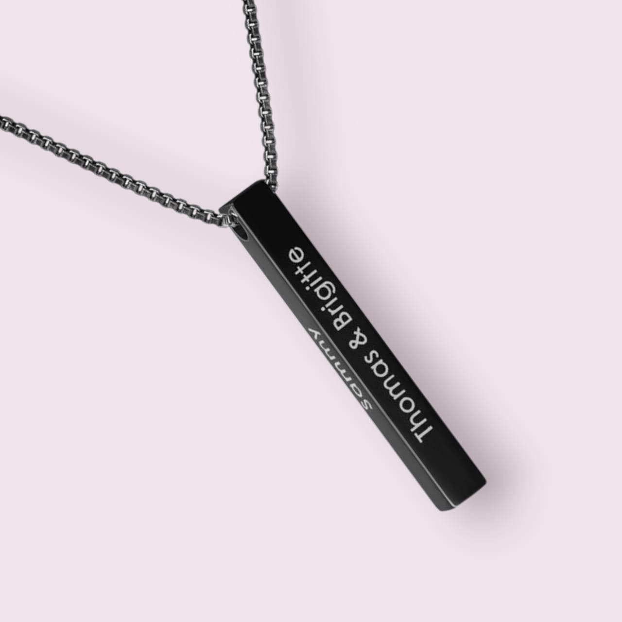 ✨ Personalized Name Bar Pendant – Elegant, Minimal & Meaningful - The Gift Seller