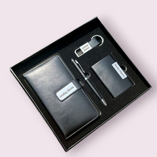 Premium Diary, Pen, Wallet & Keychain Combo – The Perfect Gift Set 🎁 - The Gift Seller