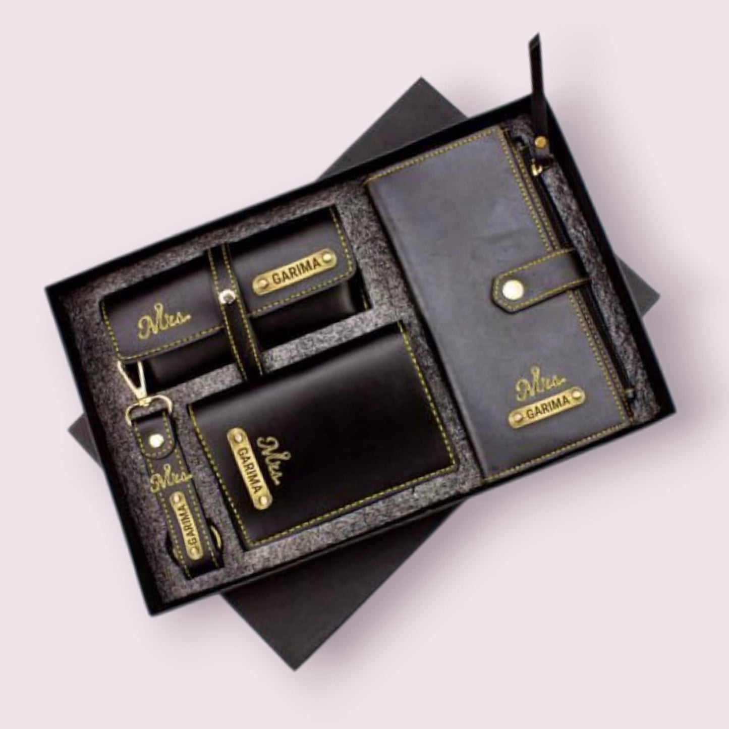Premium Personalized Leather Gift Set – Elegance in Every Detail - The Gift Seller