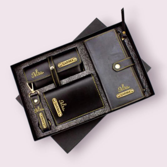 Premium Personalized Leather Gift Set โ Elegance in Every Detail - The Gift Seller