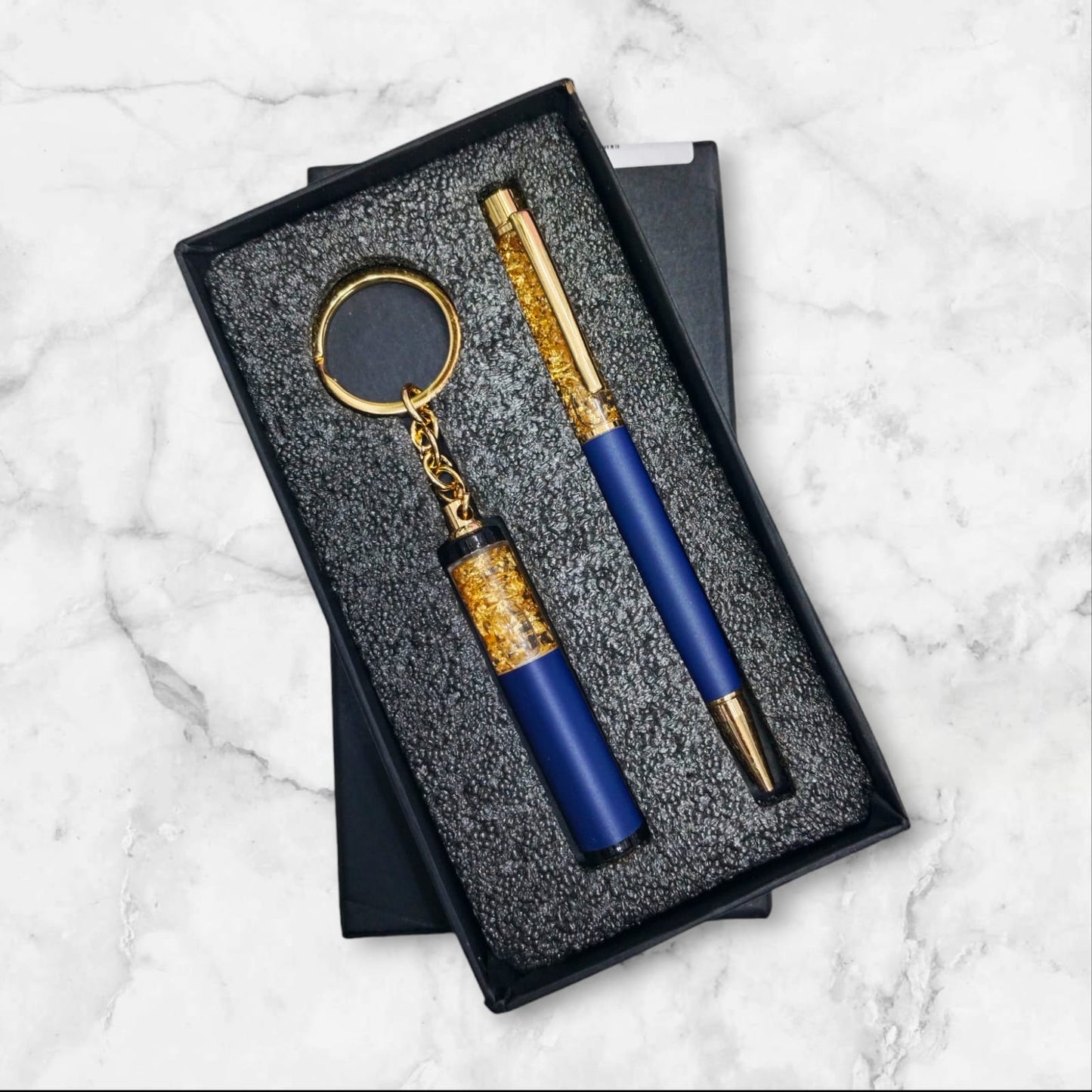 🖋️ Product Headline:
Top Zari Pen & Keychain Set – Royal Sparkle Collection