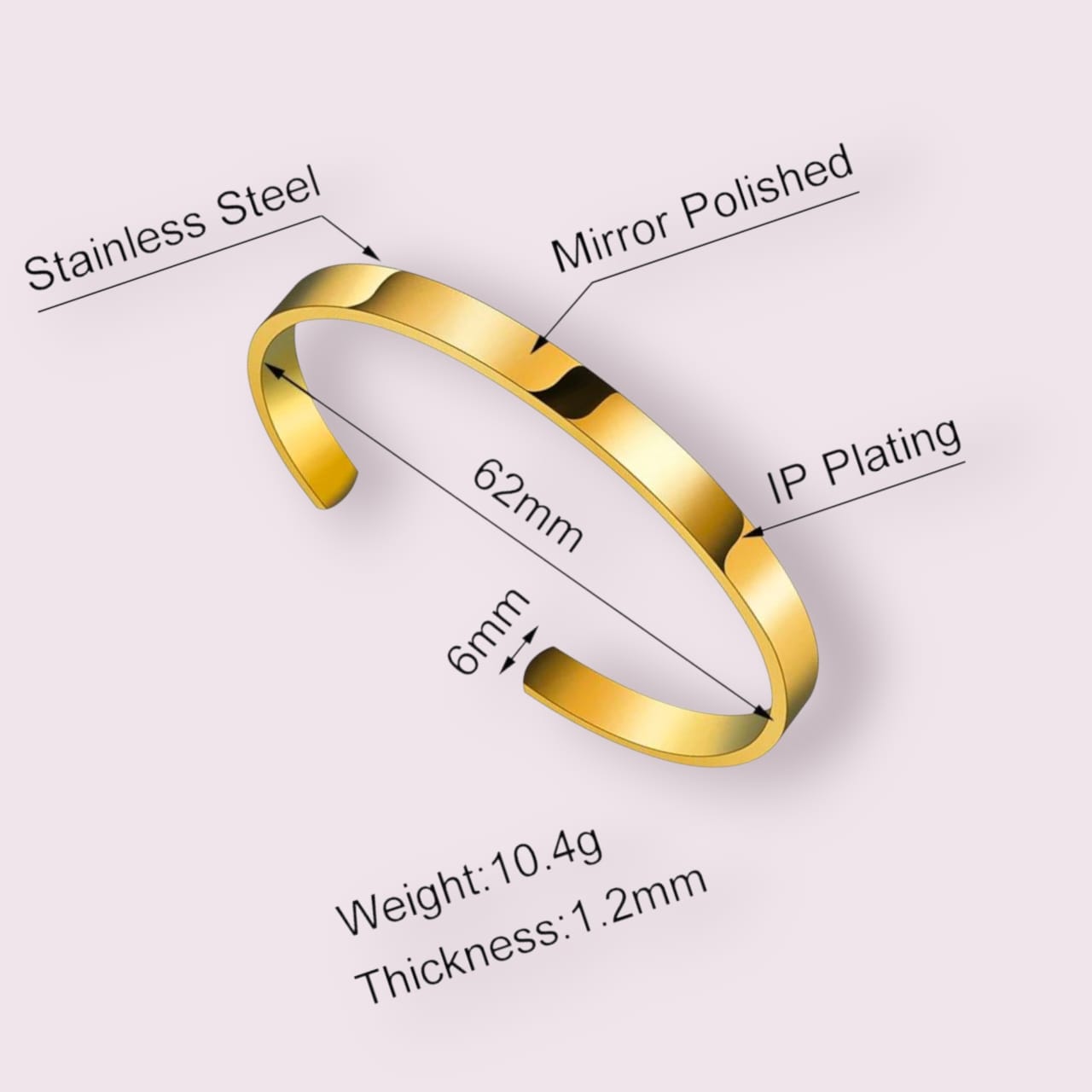 Open Kada – Adjustable & Custom Engraved