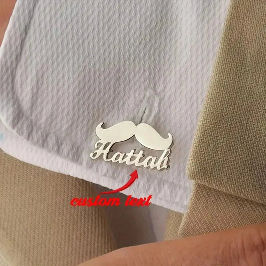 Silver Mustache Cufflinks - Vintage Gentleman Style - The Gift Seller