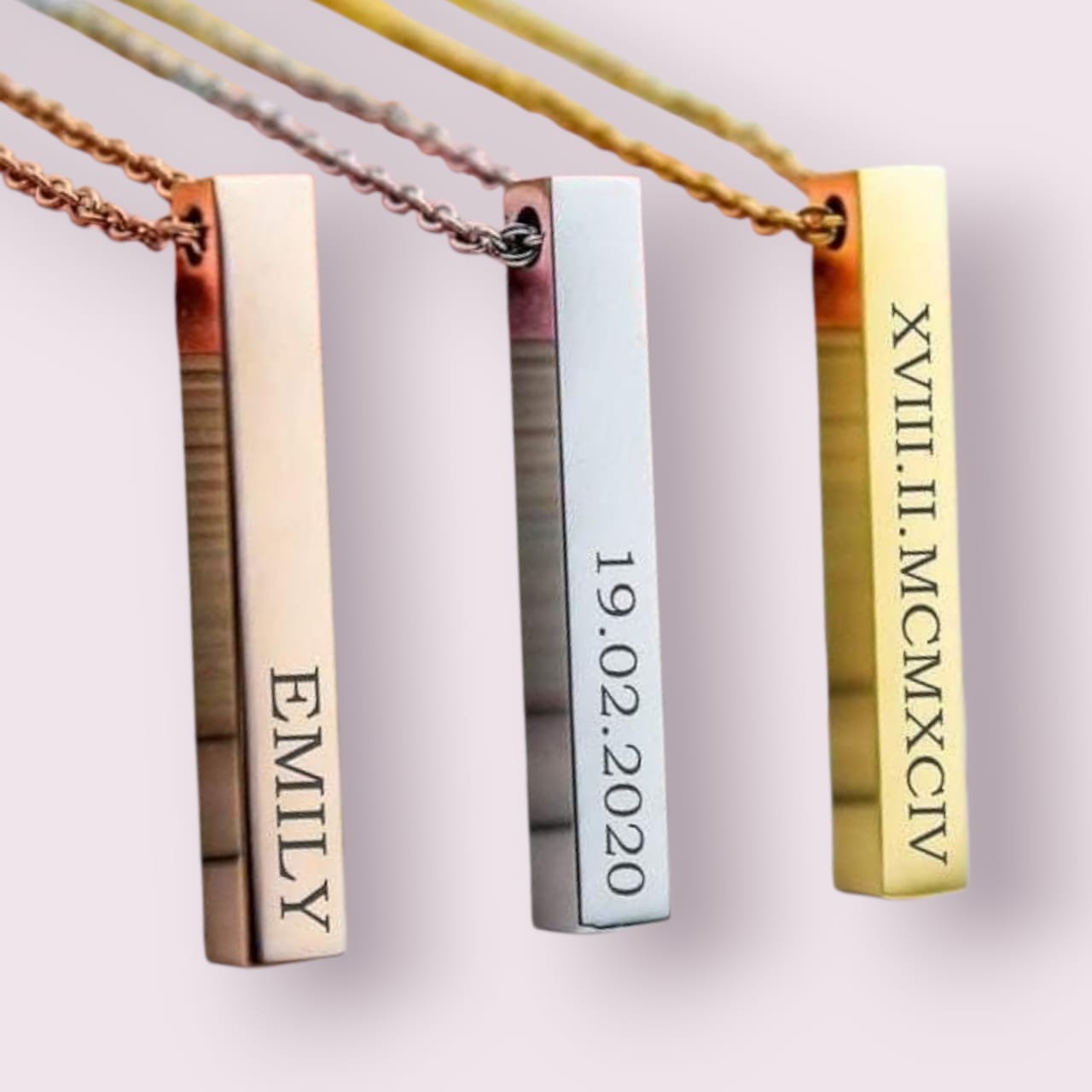 "Sleek Bar Pendant – BABY Edition" - The Gift Seller