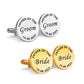 Custom Engraved Cufflinks - Photo, Text & Initial Personalization - The Gift Seller