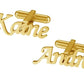 Custom Name Script Cufflinks - Personalized Calligraphy Style - The Gift Seller