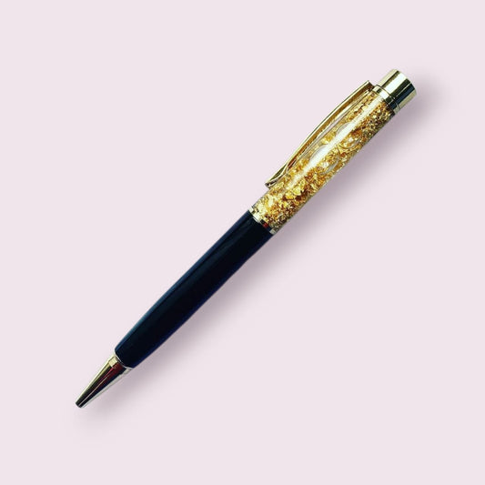 Elegant Gold Flake Pen – Write with a Touch of Luxury - The Gift Seller