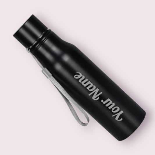 Personalized Black Bottle – Bold, Sleek & Timeless 🖤 - The Gift Seller