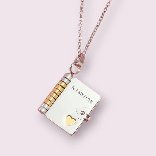 "Personalized Book Locket – Tell Your Love Story" - The Gift Seller