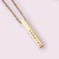 ✨ Personalized Name Bar Pendant – Elegant, Minimal & Meaningful - The Gift Seller