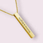 ✨ Personalized Name Bar Pendant – Elegant, Minimal & Meaningful - The Gift Seller