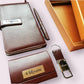 Personalized Premium Gift Set – Diary, Card Holder, Pen & Keychain Combo - The Gift Seller