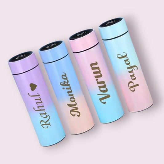 Personalized Smart multi color led Bottle – Sleek, Stylish & Hydration Ready - The Gift Seller