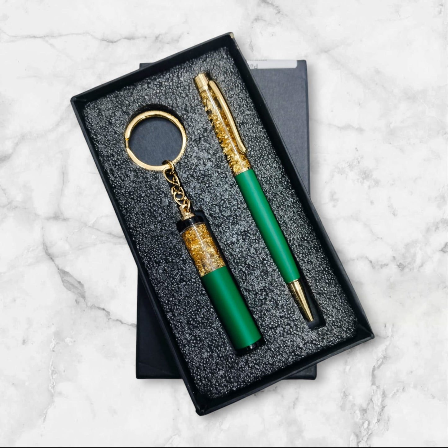 🖋️ Product Headline:
Top Zari Pen & Keychain Set – Royal Sparkle Collection