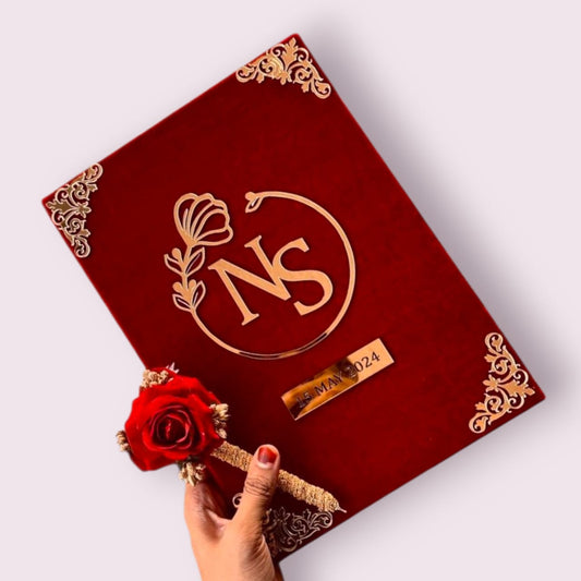✨ Elegant Nikahnama Pen & Book Set – A Timeless Keepsake for Your Special Day ✨