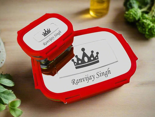 Personalized Steel Tiffin Set – Royal Style for Everyday Meals